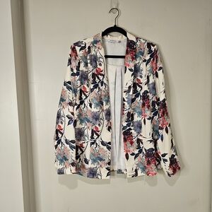 JustFab Floral Blazer - Multicolor